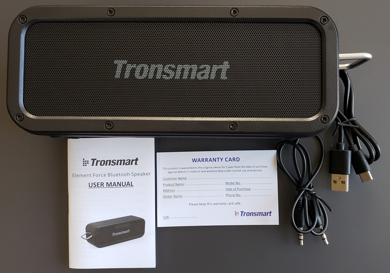 TRONSMART ELEMENT FORCE PLUS - PARLANTE BLUETOOTH TRONSMART ELEMENT FO