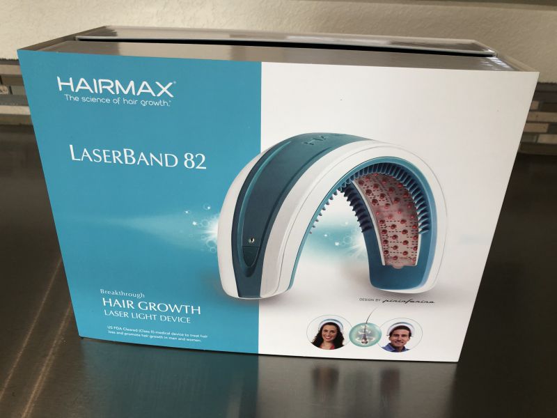 Hairmax LaserBand 82 hair growth laser light device review - The 