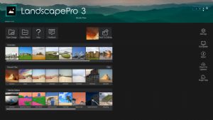 LandscapePro HomeScreen