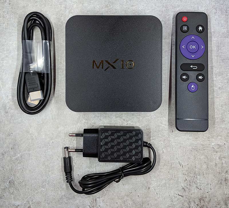 MX10 Android 9.0 RK3328 4GB/32GB TV Box