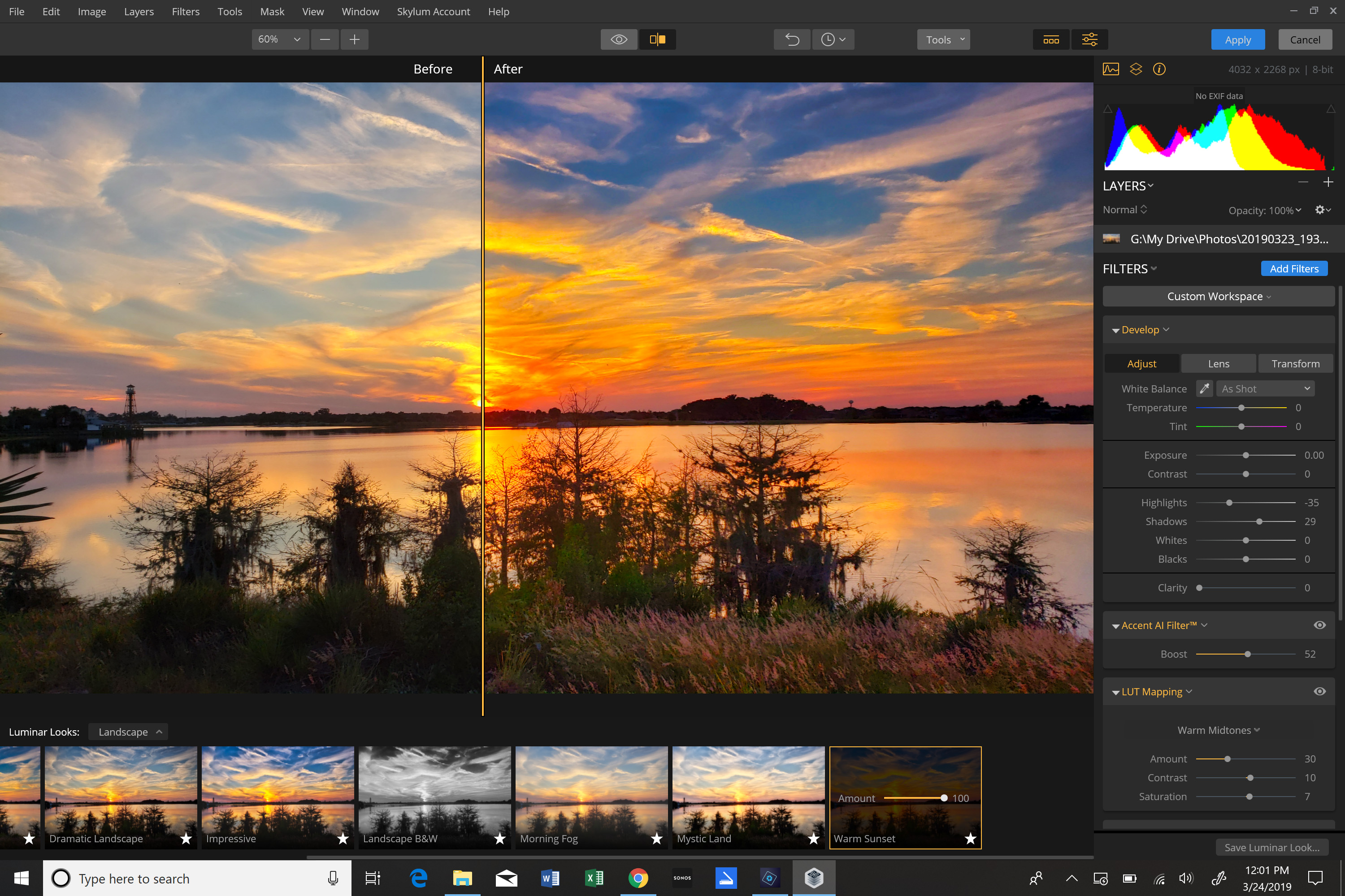 luminar ai photo editing software