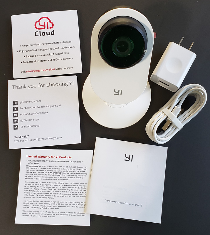 yi home camera microphone