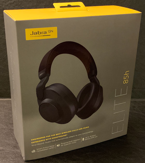 Jabra Elite 85h wireless noise cancelling headphones review The