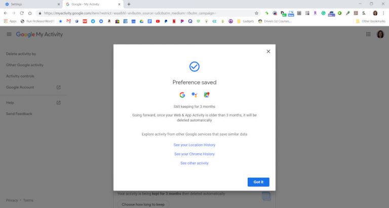 How to automatically delete Google's Web & App Activity data - The ...