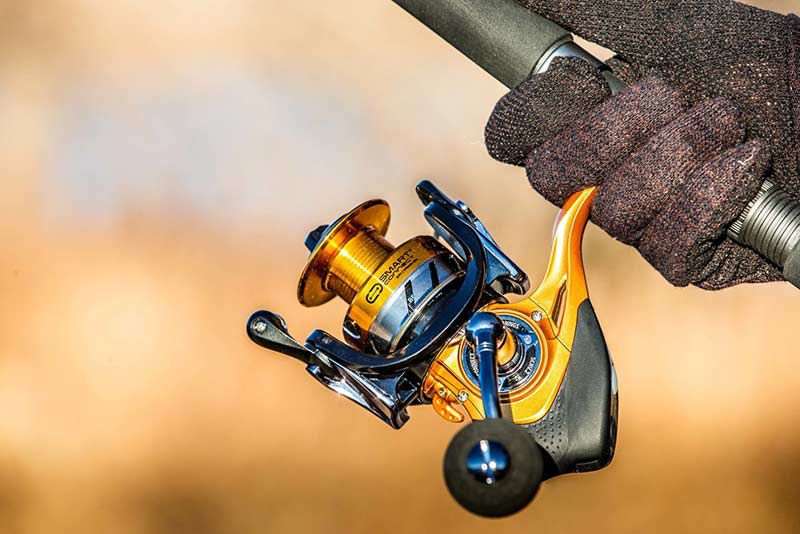 The Smart Connect fishing reel uses Bluetooth to let you know when