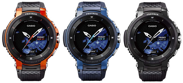 Casio ProTrek WSDF30 colors