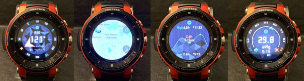 Casio ProTrek WSDF30 screens2