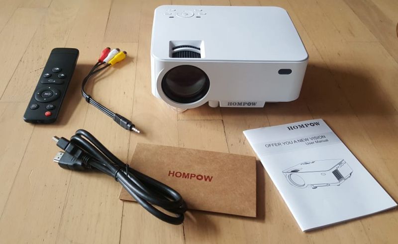 Homepow PortableLEDprojector 4