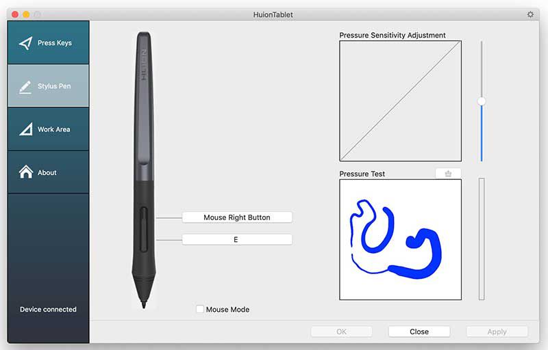 huion tablet driver for mac