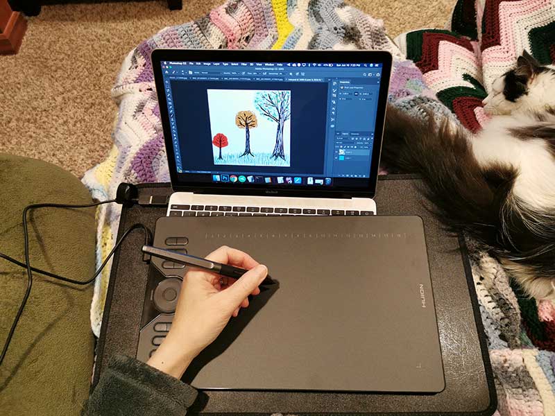 Huion HS610 graphics drawing tablet review The Gadgeteer