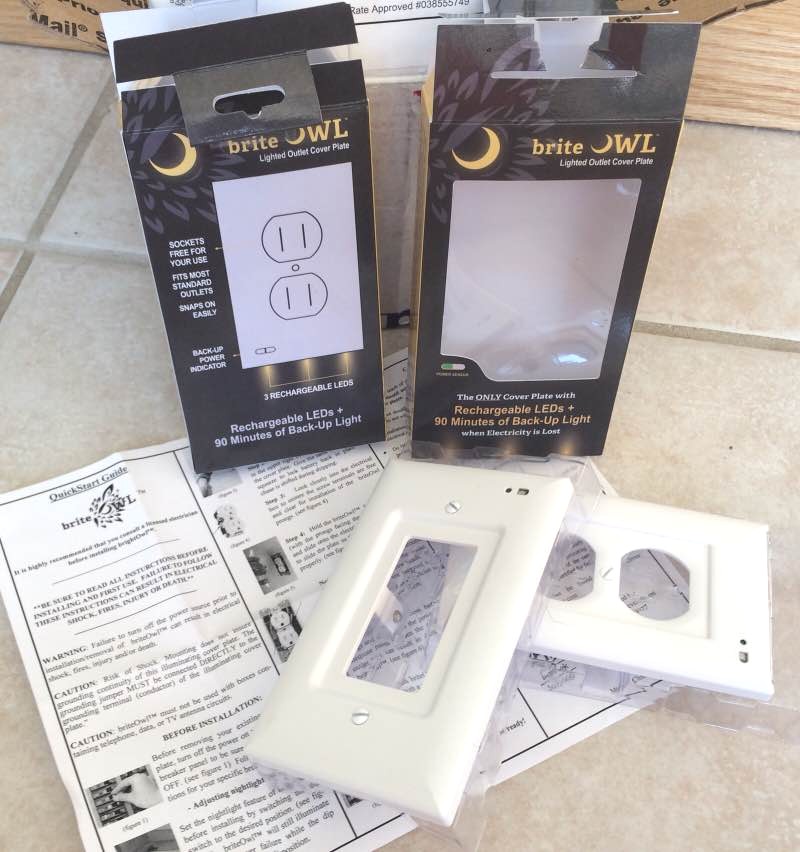 BriteOWL lightup wall outlet cover review The Gadgeteer