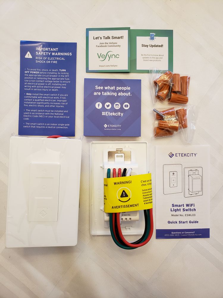 Etekcity Smart Wi-Fi Light Switch