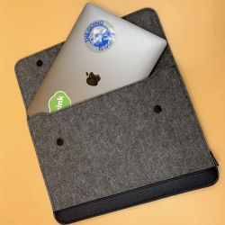 HOMIEE 13-13.3 Inch PU Leather Felt Laptop Sleeve review