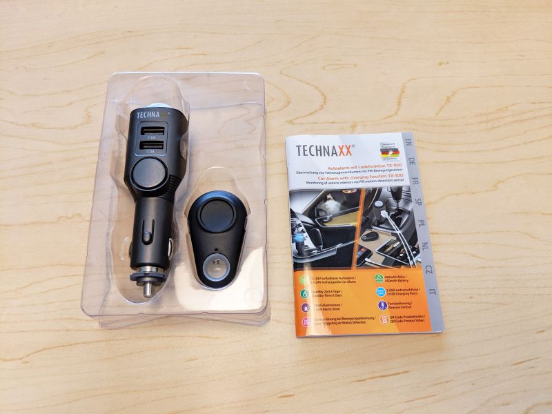 TECHNAXX UNIVERSAL MOBILE & AUTO ALARM TX-100 – shop-technaxx