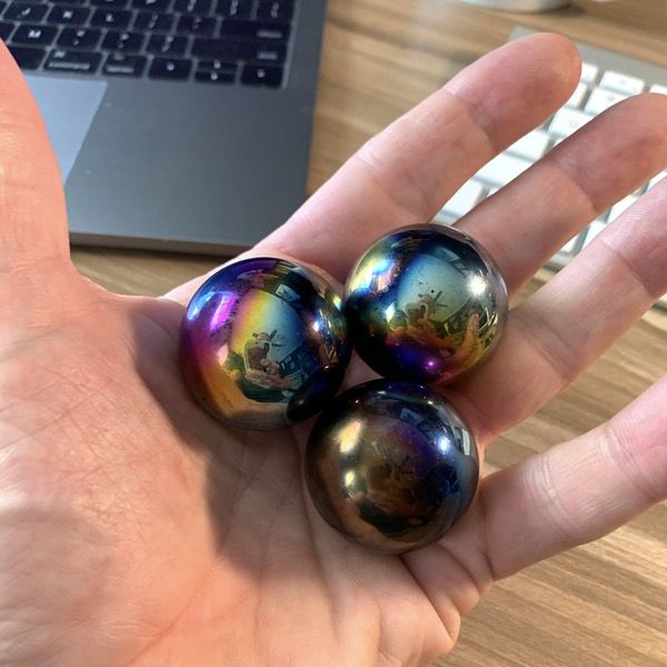 magnetic ball desk toy