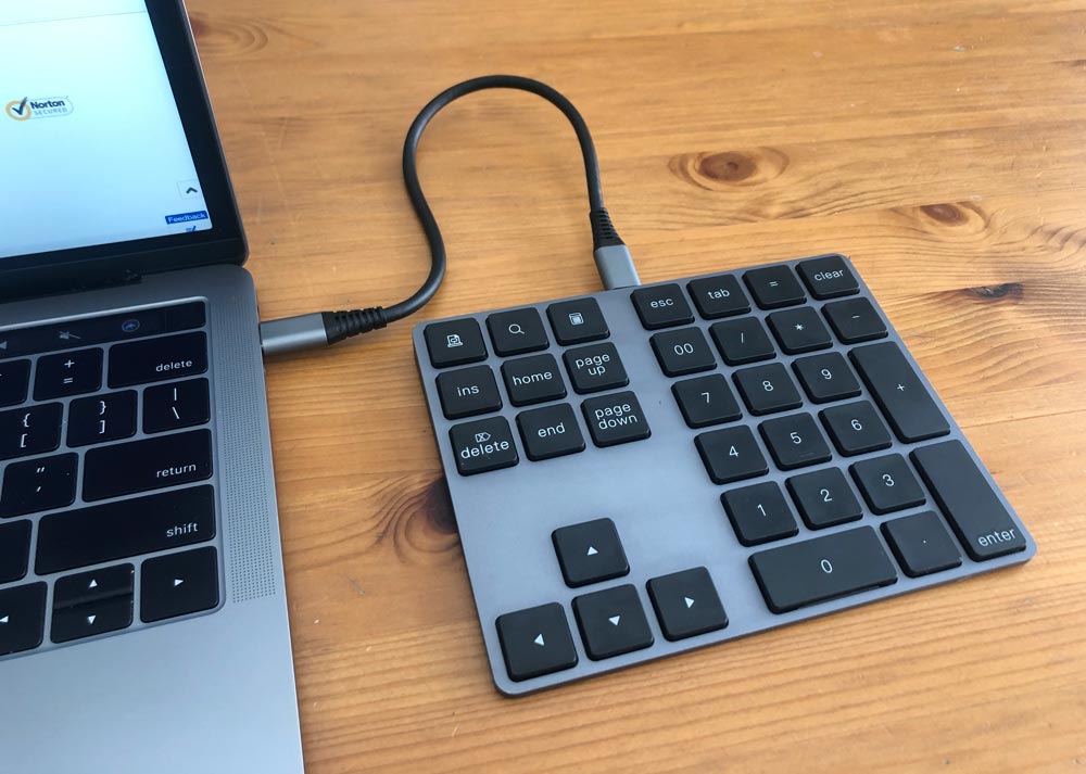 side keypad for laptop