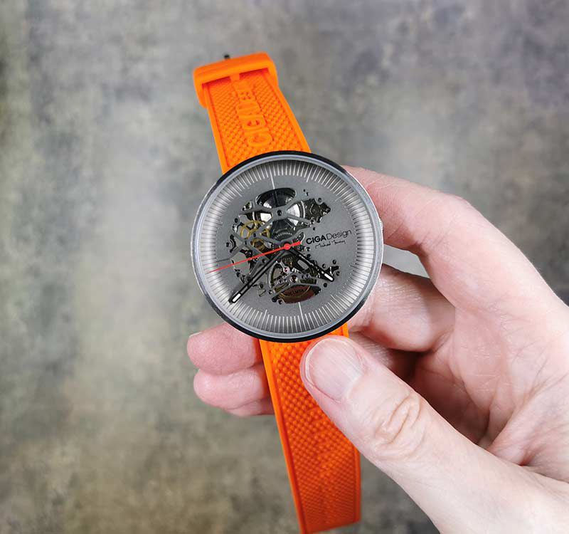 Titanium skeleton online watch