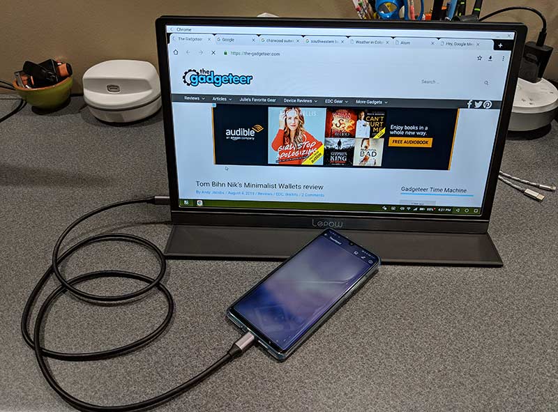 usb c phone to monitor