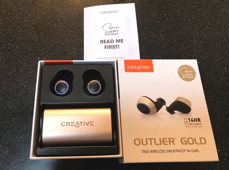 Creative Outlier Gold True wireless earbuds review The Gadgeteer