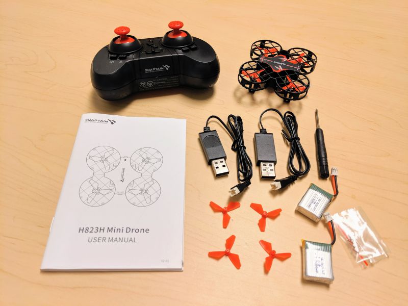 snaptain h823h mini drone manual