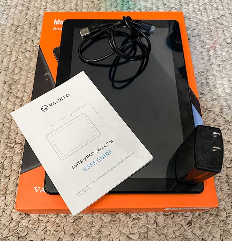 Vankyo Matrixpad Z4 Android tablet review The Gadgeteer