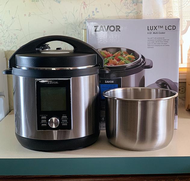 Zavor LUX LCD 6 Qt. Stainless Steel Electric Pressure Cooker with