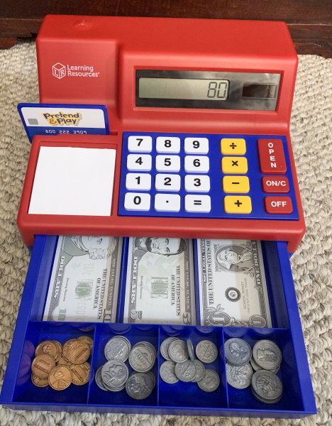 learning resources pretend & play teaching cash register