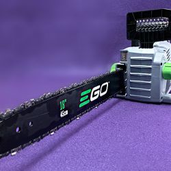 EGO POWER + 18 in. battery powered chain saw review