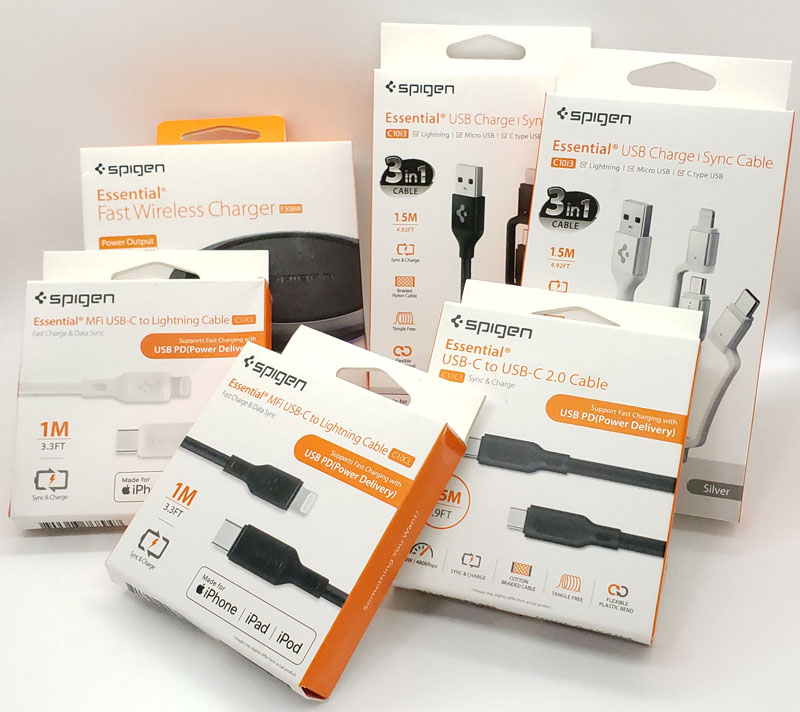 Spigen Câble Multi USB Universel 3 en 1 Câble 8 …