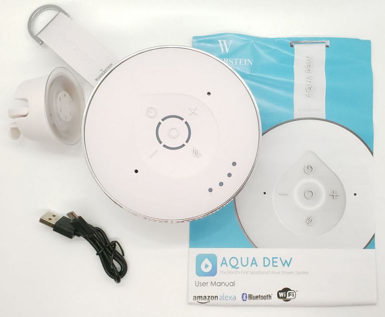 Wasserstein Aqua Dew Alexa shower speaker review The Gadgeteer