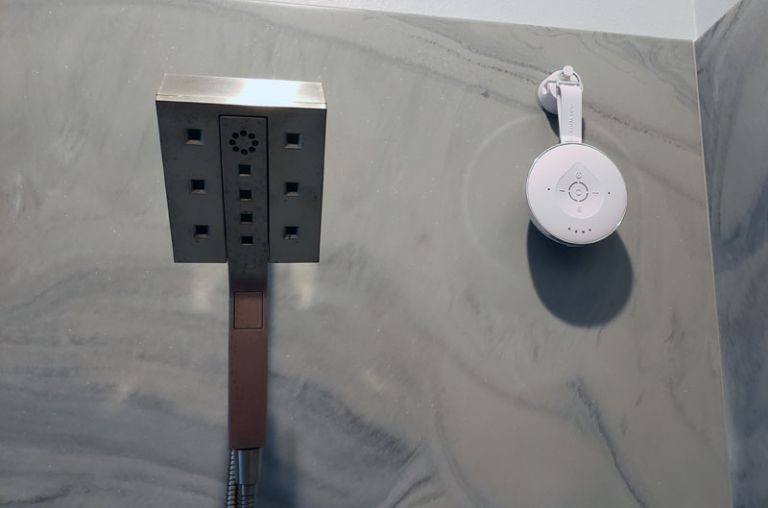 Wasserstein Aqua Dew Alexa shower speaker review The Gadgeteer
