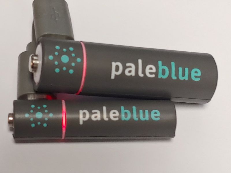 Pale Blue USB Rechargeable Lithium Battery review - The Gadgeteer