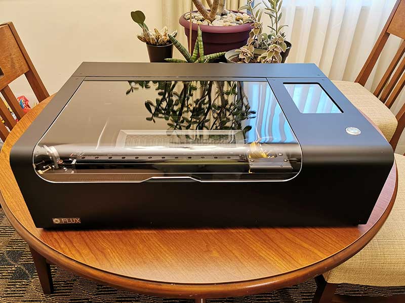 FLUX beamo CO2 laser cutter/engraver review The Gadgeteer