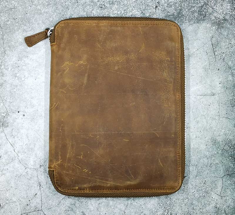 Galen Leather A5 Leather Zip Folio review The Gadgeteer
