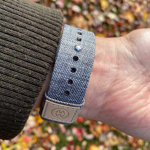 Monowear Urban Canvas and Cocktail Leather Apple Watch bands