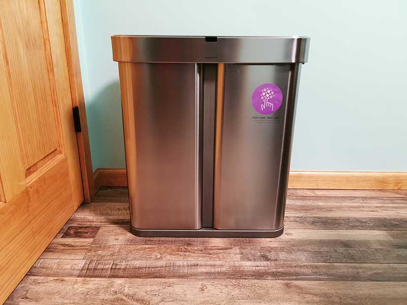 simplehuman dual trashcan 15