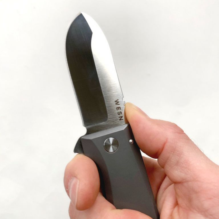 WESN Allman Titanium knife review The Gadgeteer