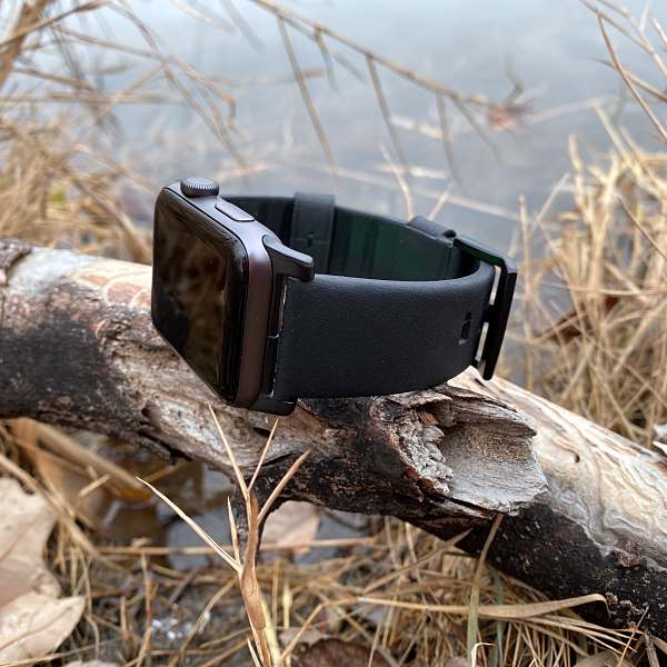 Nomad Active Strap Waterproof Leather Apple Watch band review 