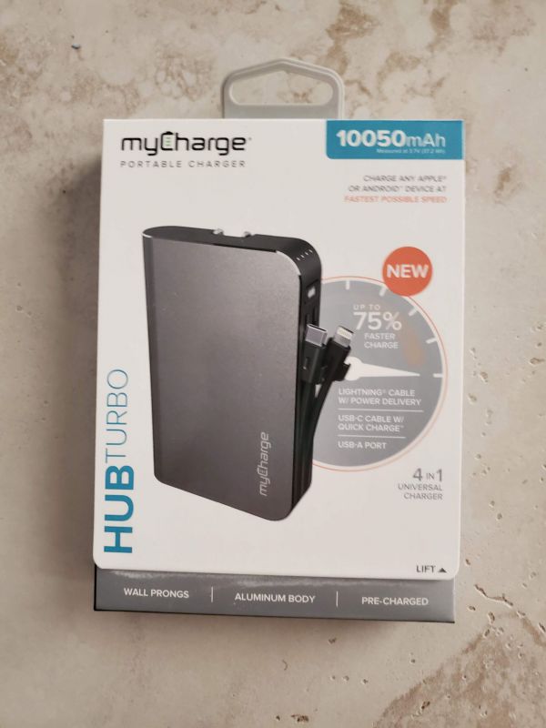 Hub 10050 Turbo Portable Charger - 75% Faster - Up to 54 Hours - myCharge