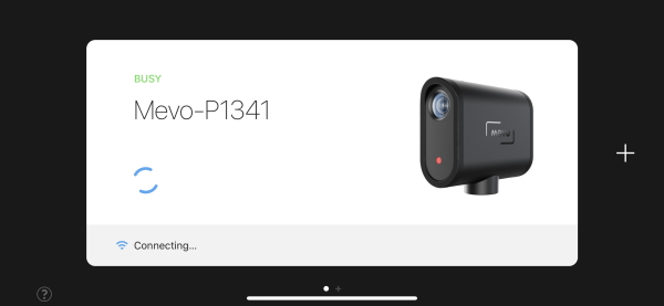 downloaded mevo app f