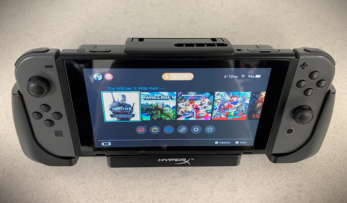 nintendo switch battery charger case