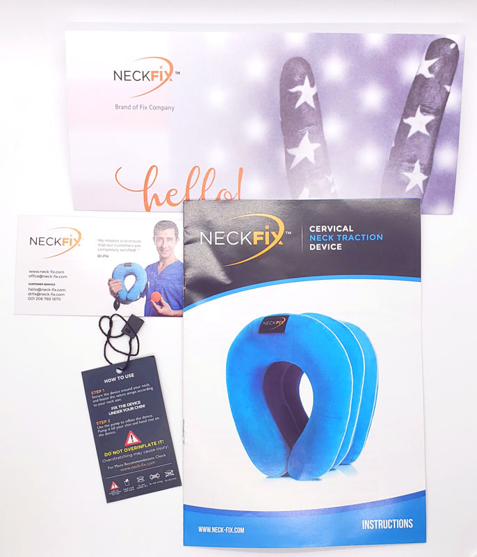 NeckFix Cervical Neck Traction Device for Instant Neck Pain Relief [FDA  Approved]