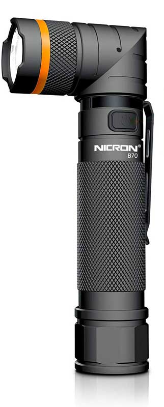 The Nicron B70 is a flashlight with a twist - literally - The