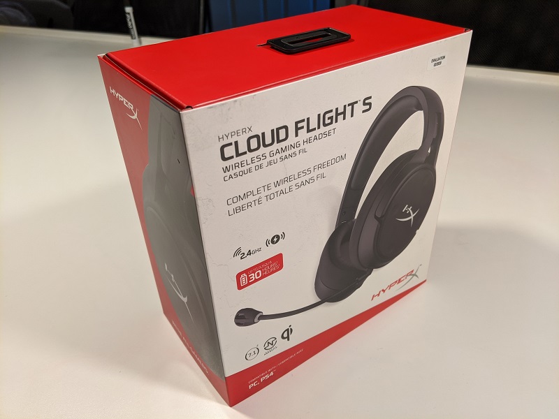 HyperX Cloud Flight - Wireless Gaming Headset - Black-Red / US