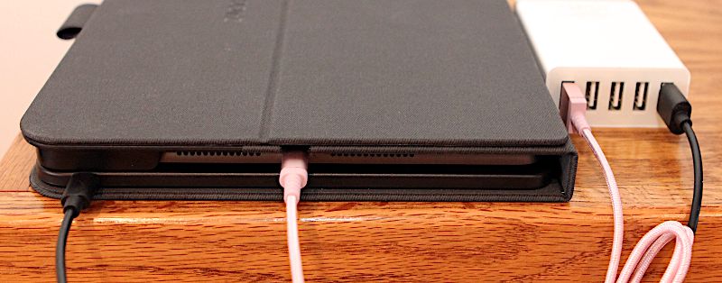 zagg ipad keyboard charging