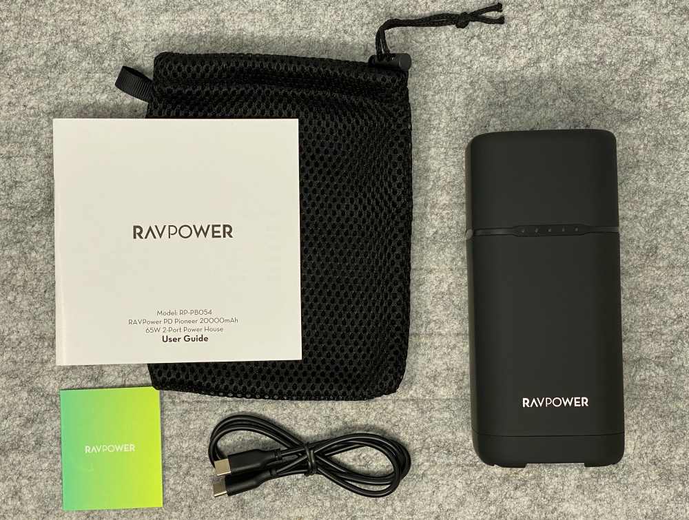 RAVPower 20000mAh PD Pioneer AC Portable Charger & Power Bank