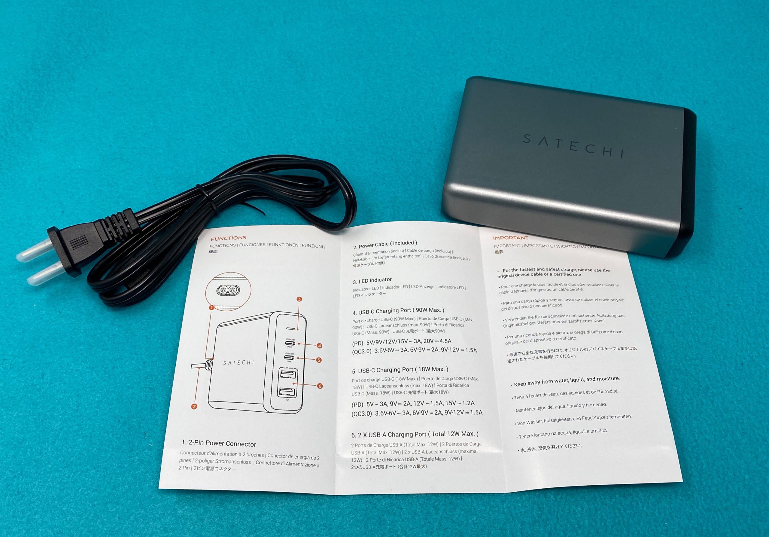 Satechi 108w Pro USB-C PD Desktop Charger review - The Gadgeteer