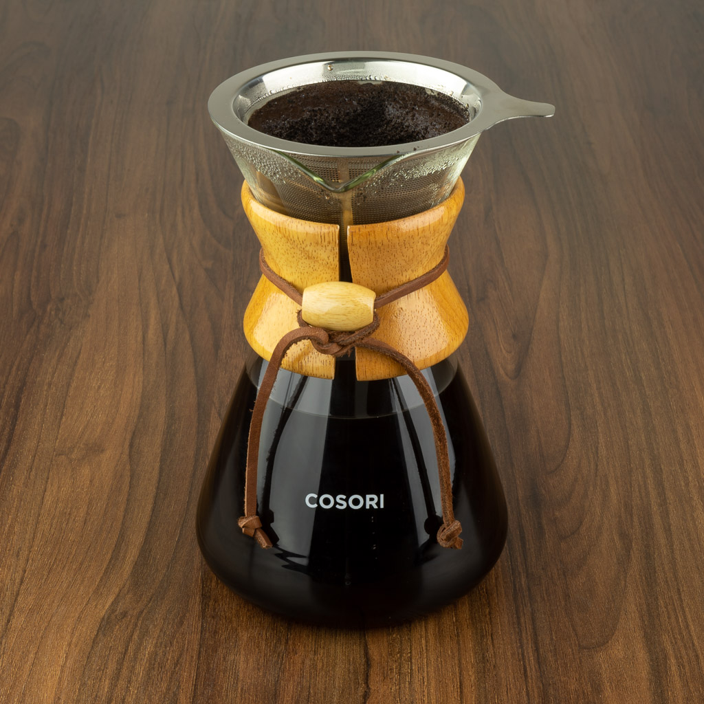 COSORI Pour Over Coffee Maker with Double Layer Stainless Steel Filter  Review 