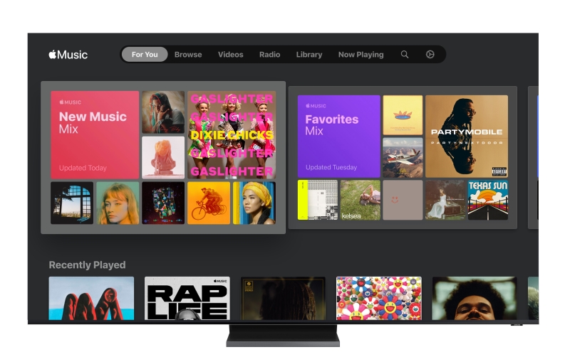 samsung tv apple music 1