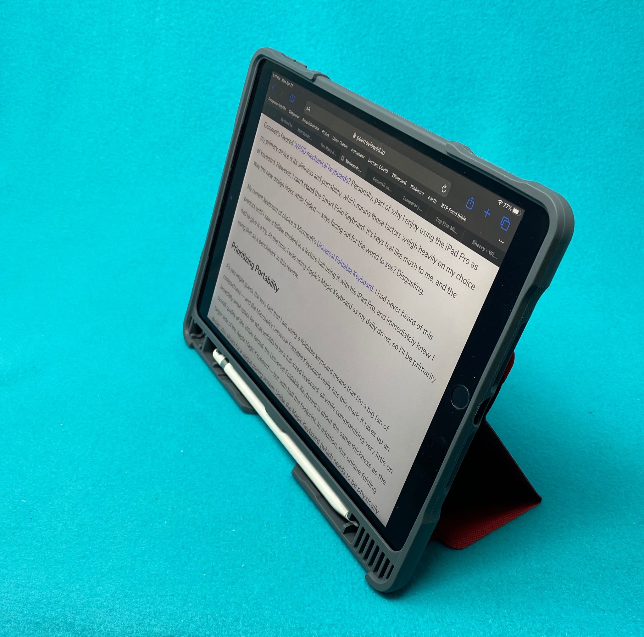 STM DUX Plus Duo iPad cover review The Gadgeteer